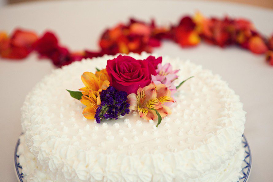 wedding cake at Occidental Grand Cozumel