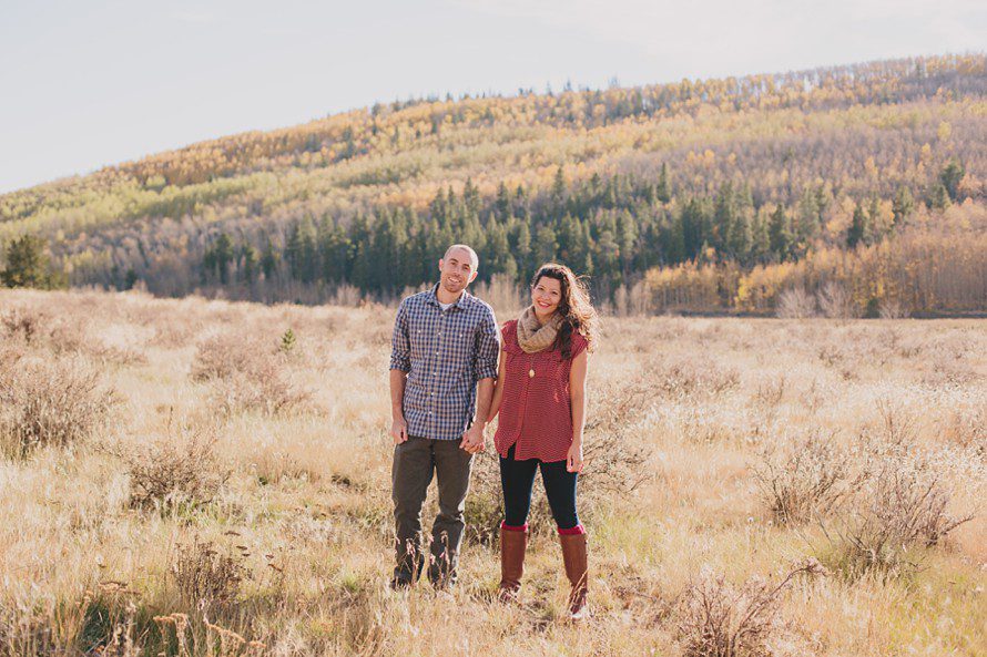 Denver fall engagement photos