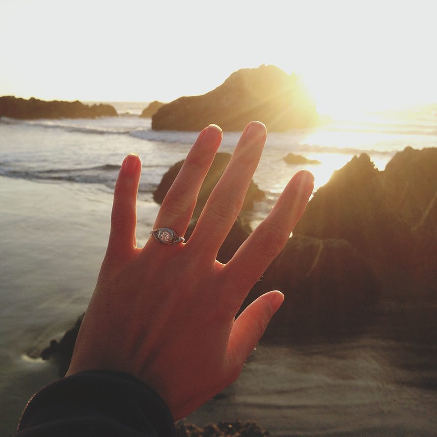Getting engaged in Big Sur
