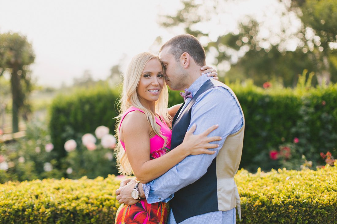 Sunset engagement photos in Carmel Valley