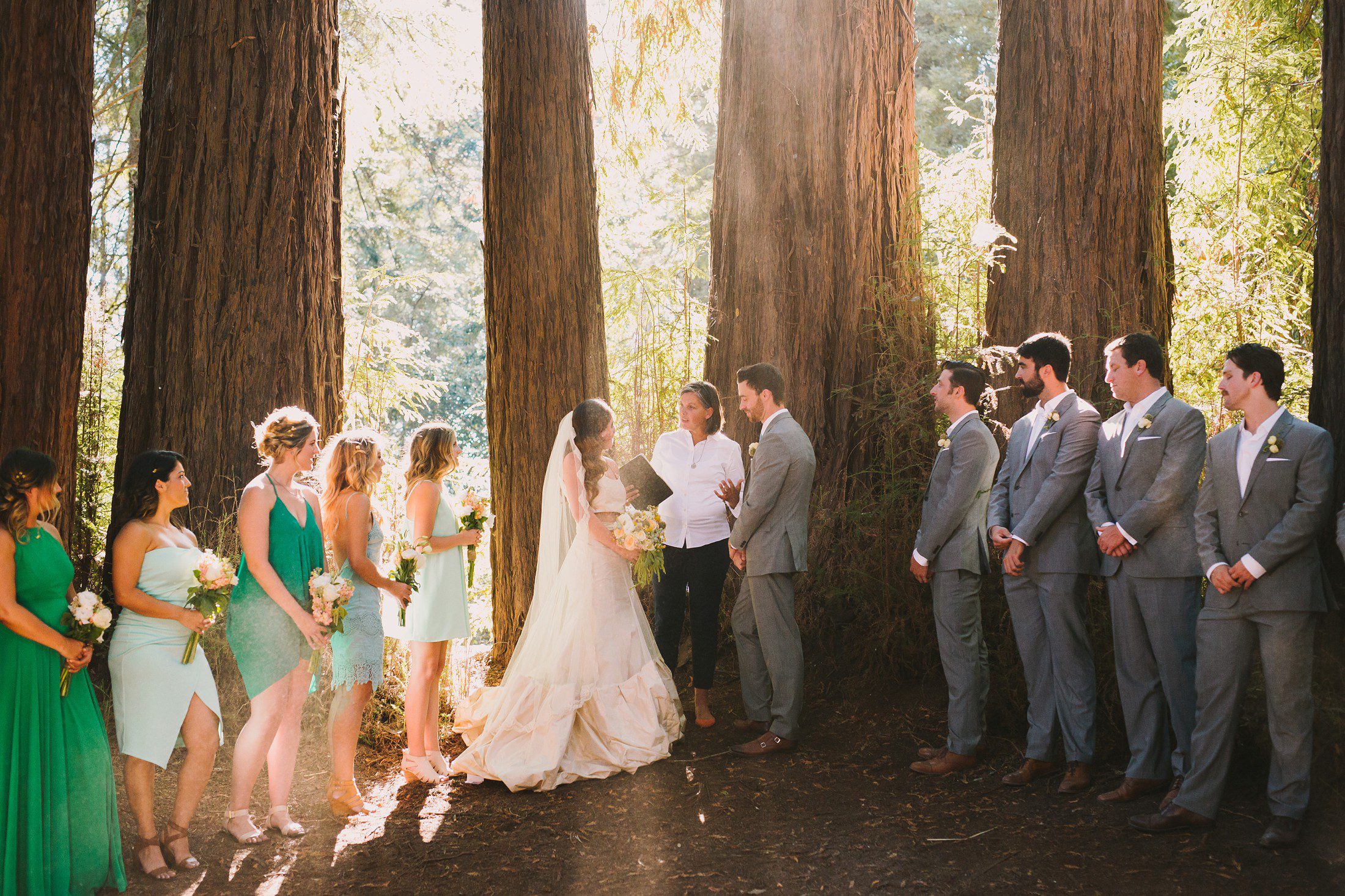 Roaring Camp Wedding in Redwoods