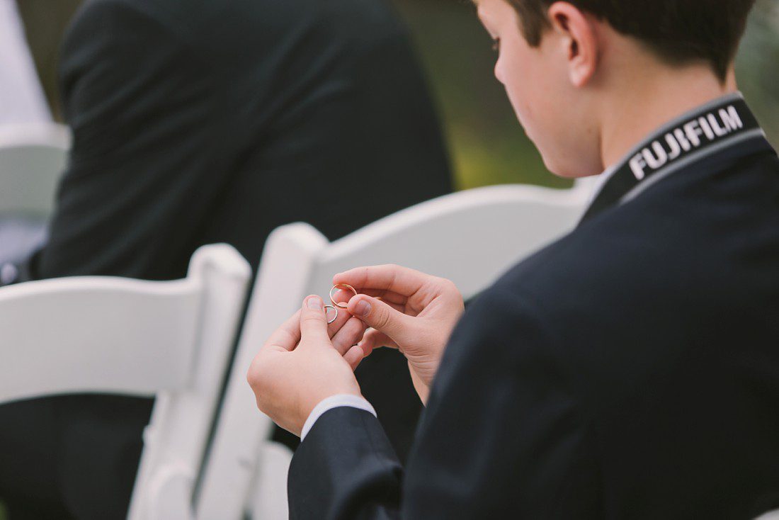 passing rings during wedding ceremony
