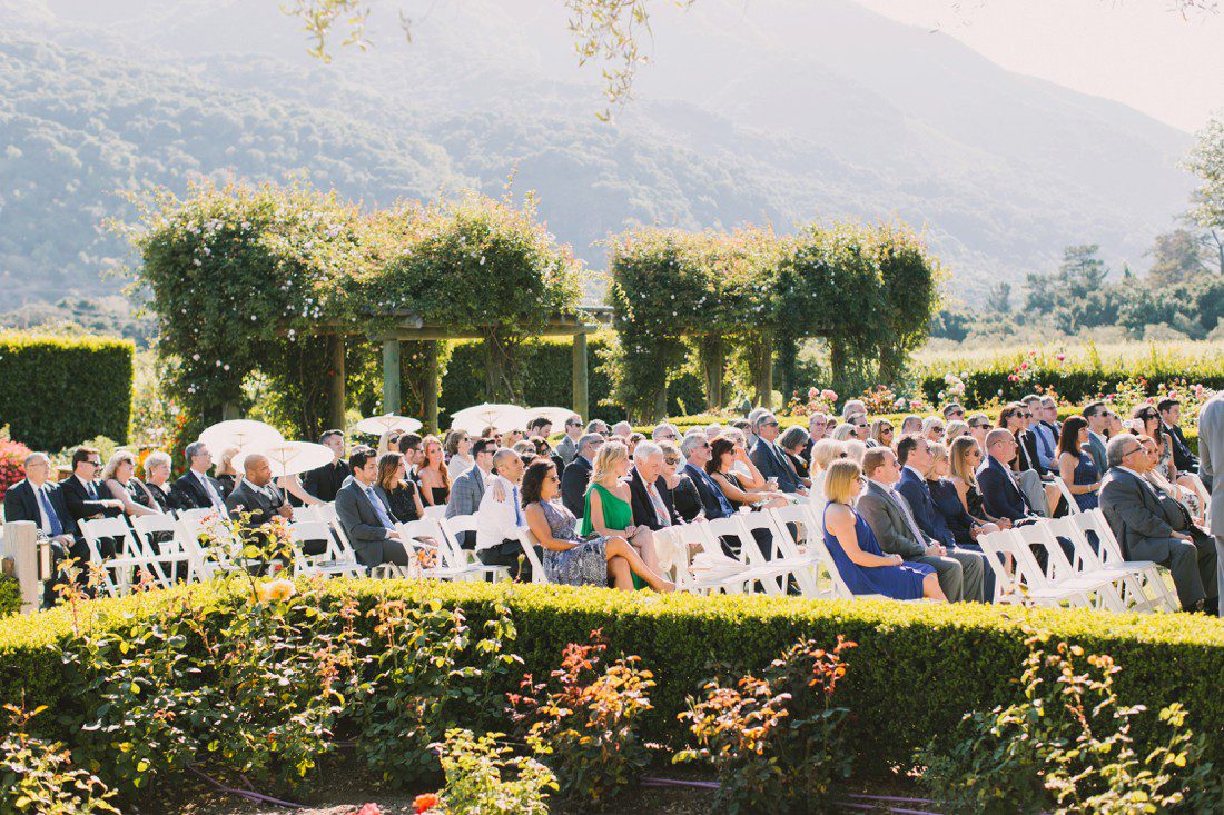 Wedding Ceremony at Bernardus Lodge in Carmel Valley