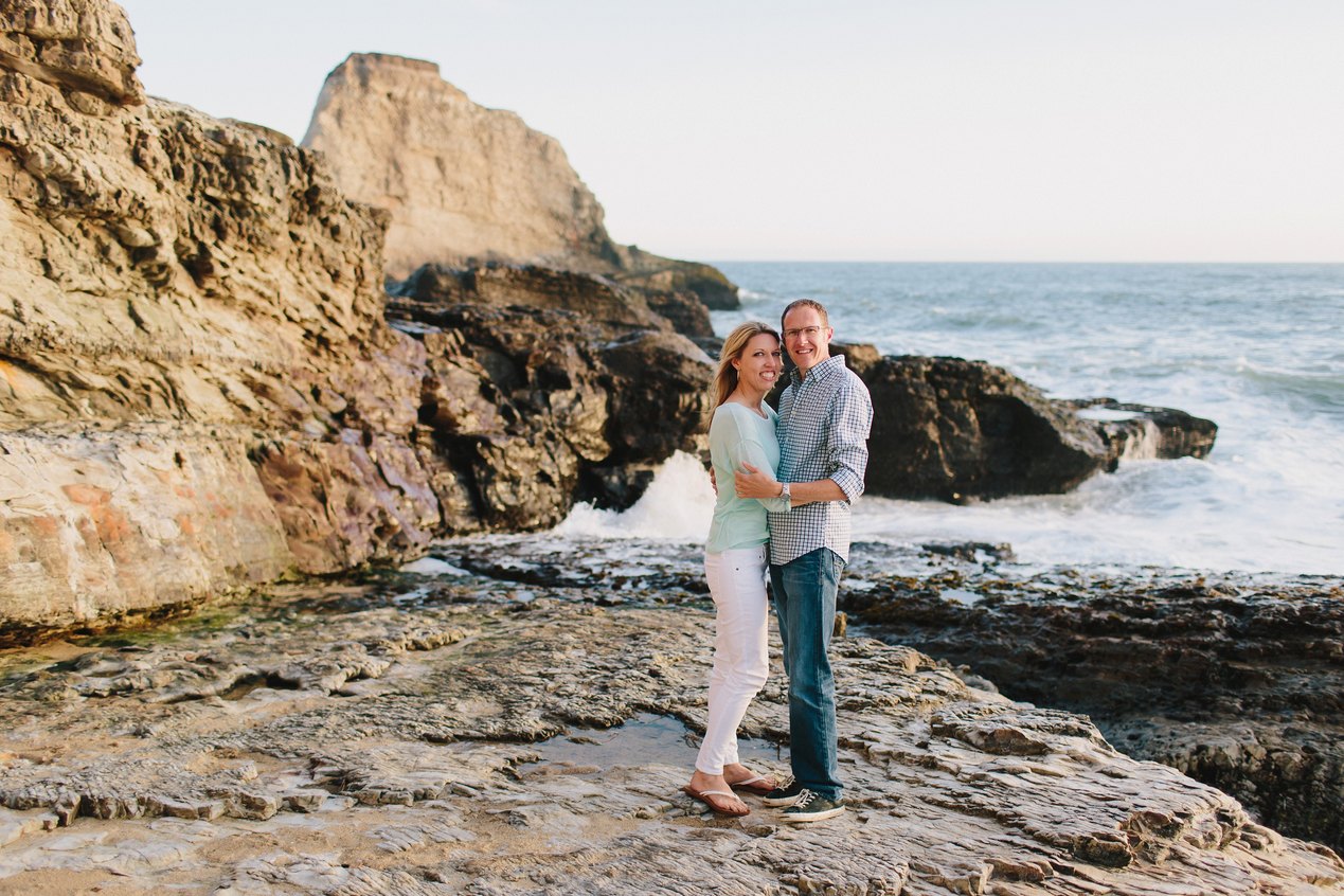 Engagement photos in Santa Cruz