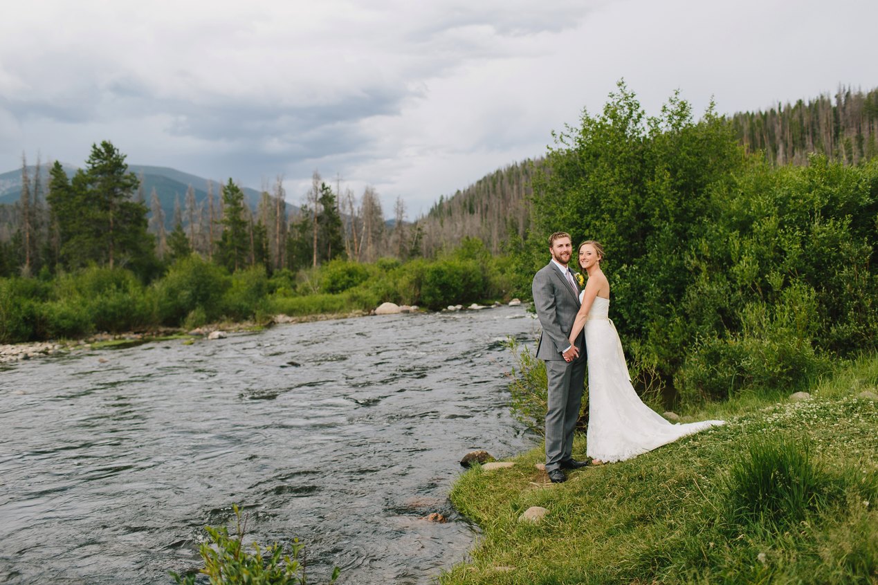 Weddings on a river in colorado