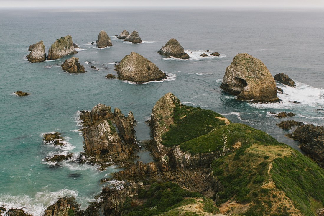 Nugget Point in the Catlins New Zealand