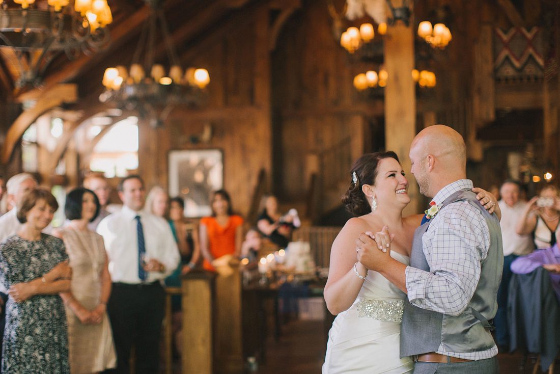 Bride and Groom's first dance as husband and wife