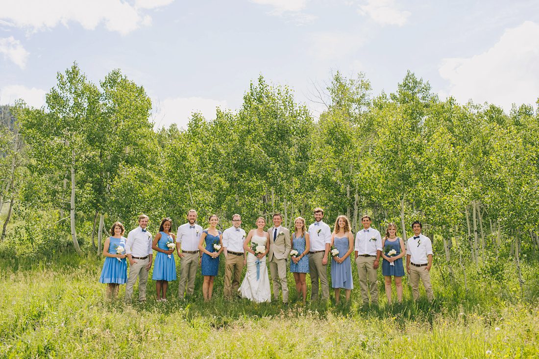 Bridal Party in Crested Butte