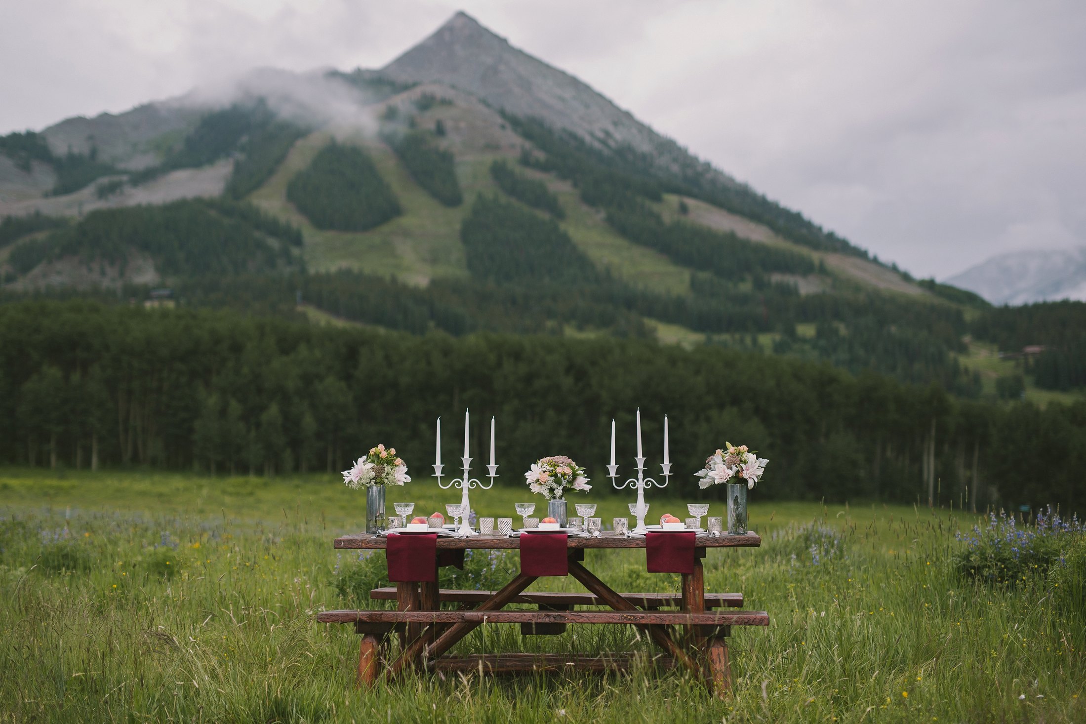 Painter Boy Wedding Site at Crested Butte