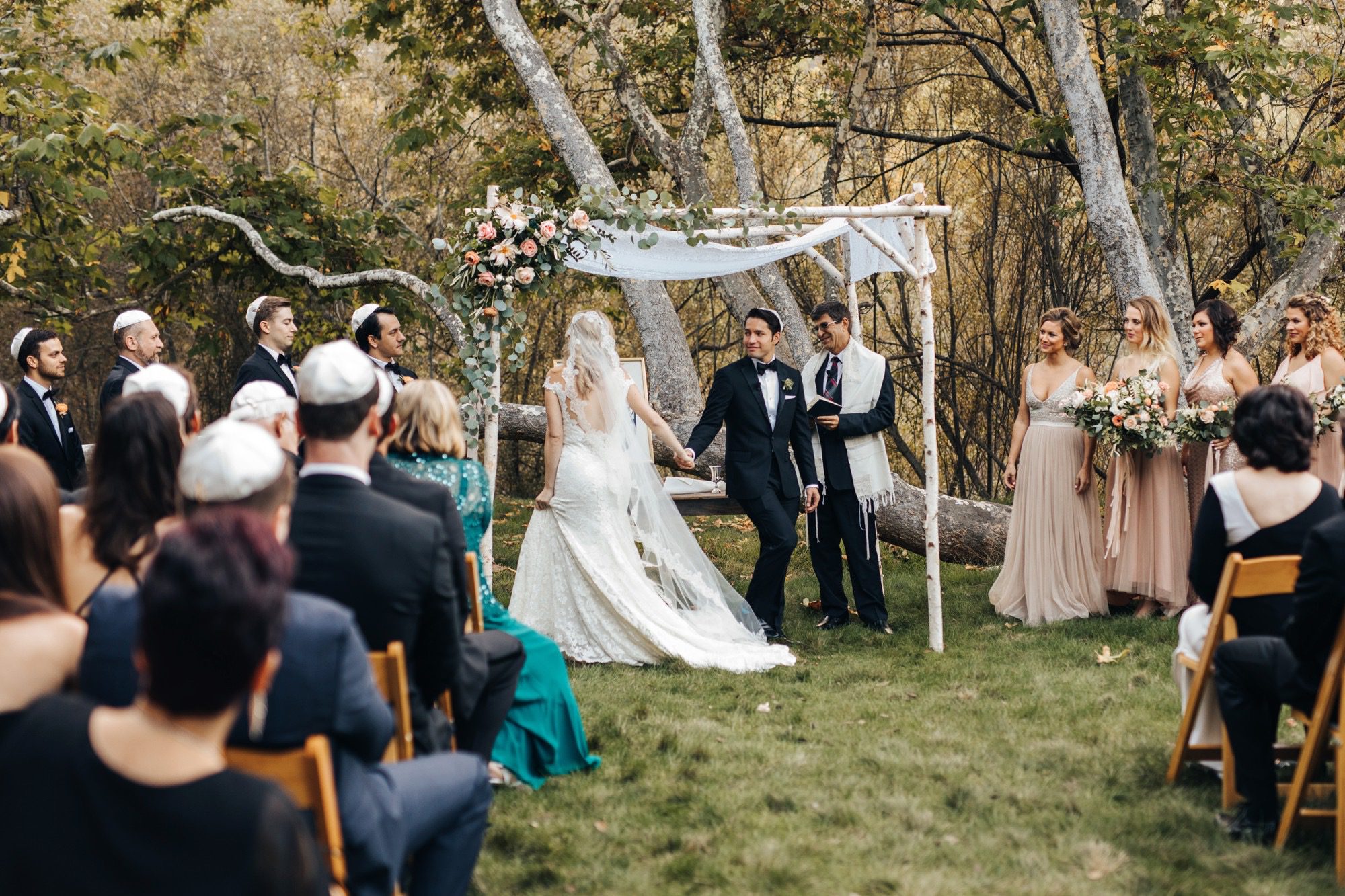 Jewish wedding Ceremony at Gardener Ranch