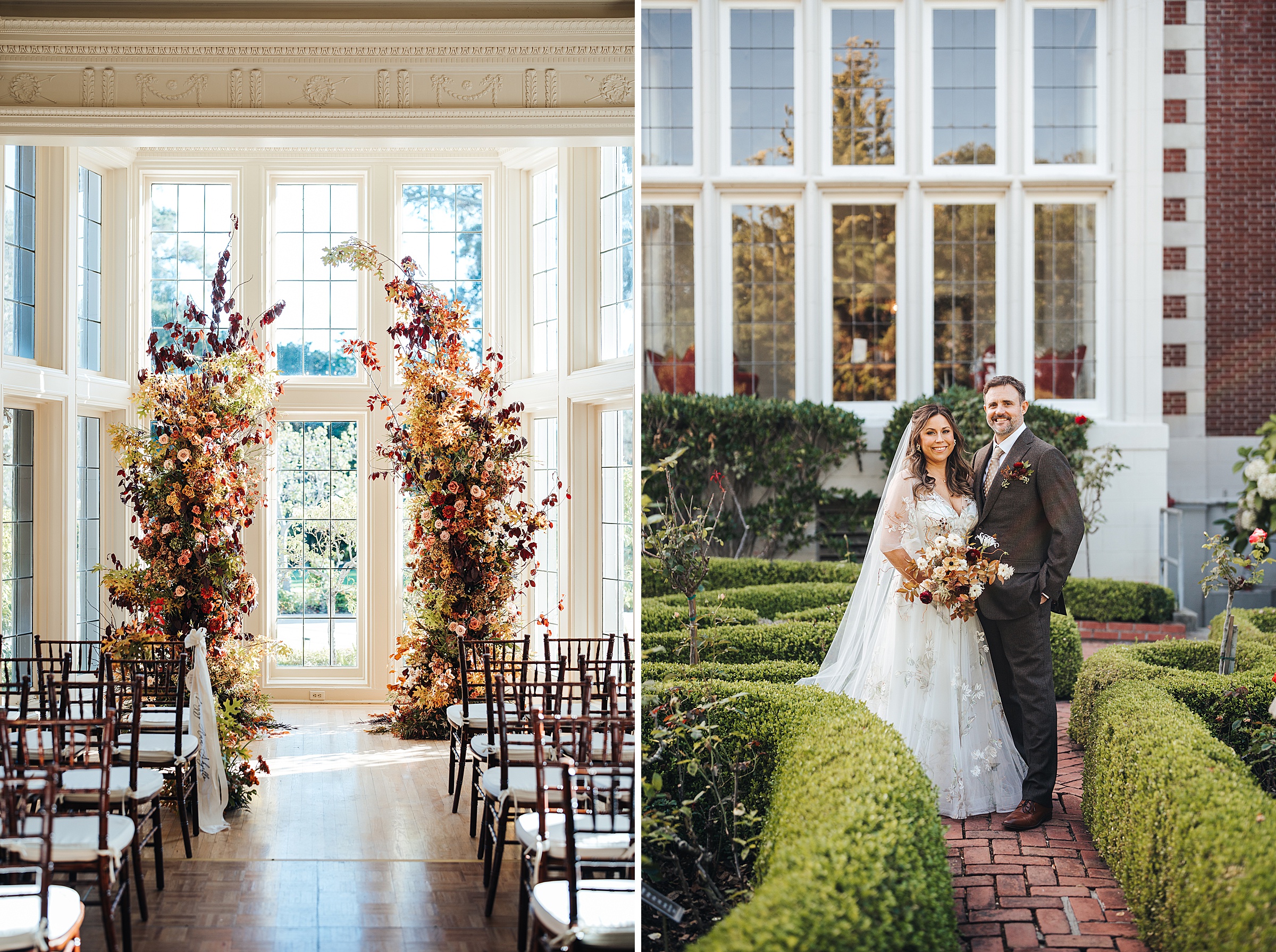 Fall inspired Kohl Mansion Wedding
